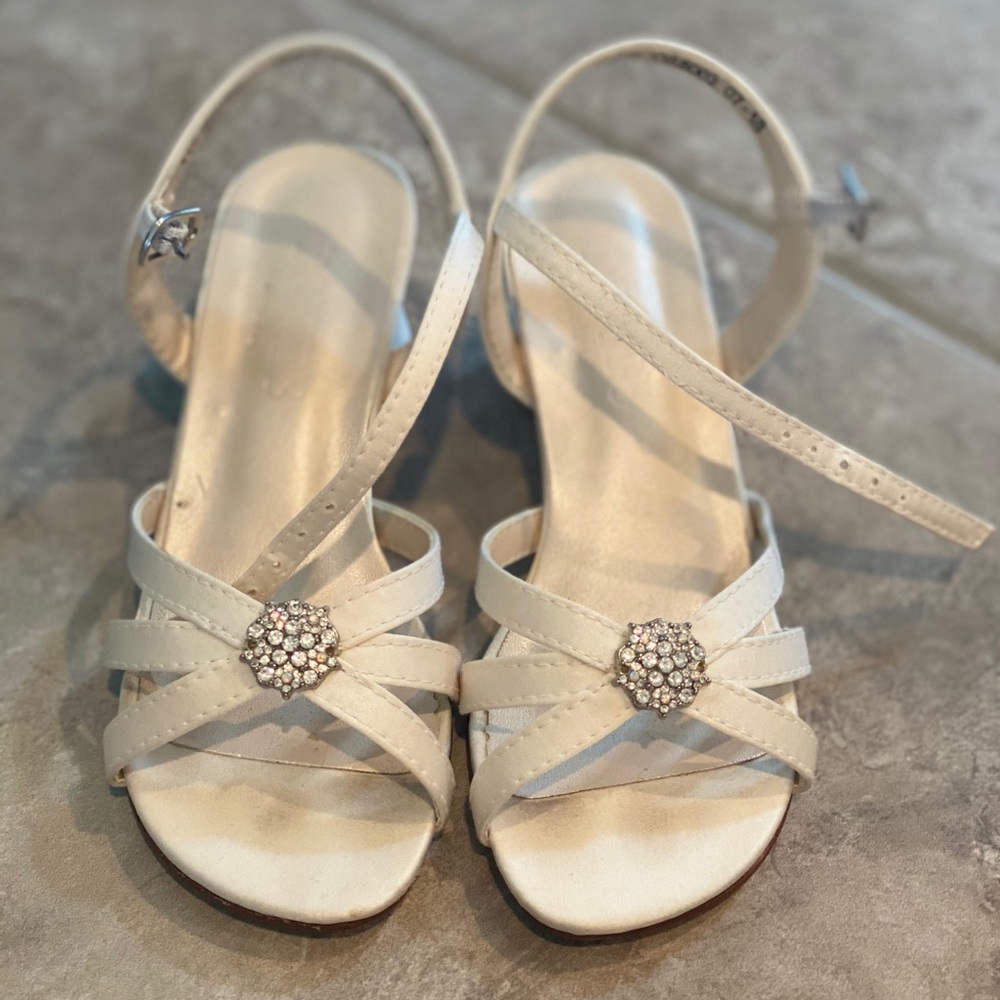 David’s  Bridal flower girl shoes size 11